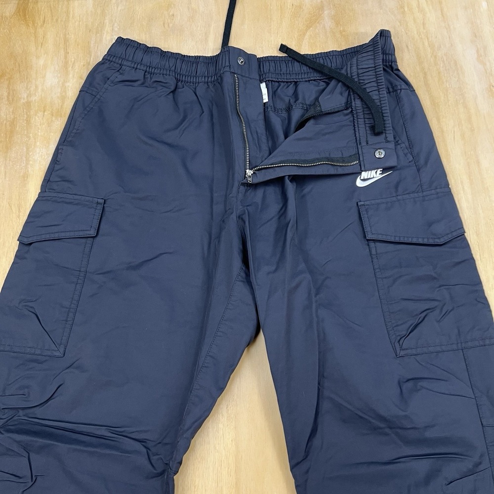Nike Sportswear Utility Cargo Pants Joggers Mens Sz XL (Waist 34-36") Black - Picture 4 of 12